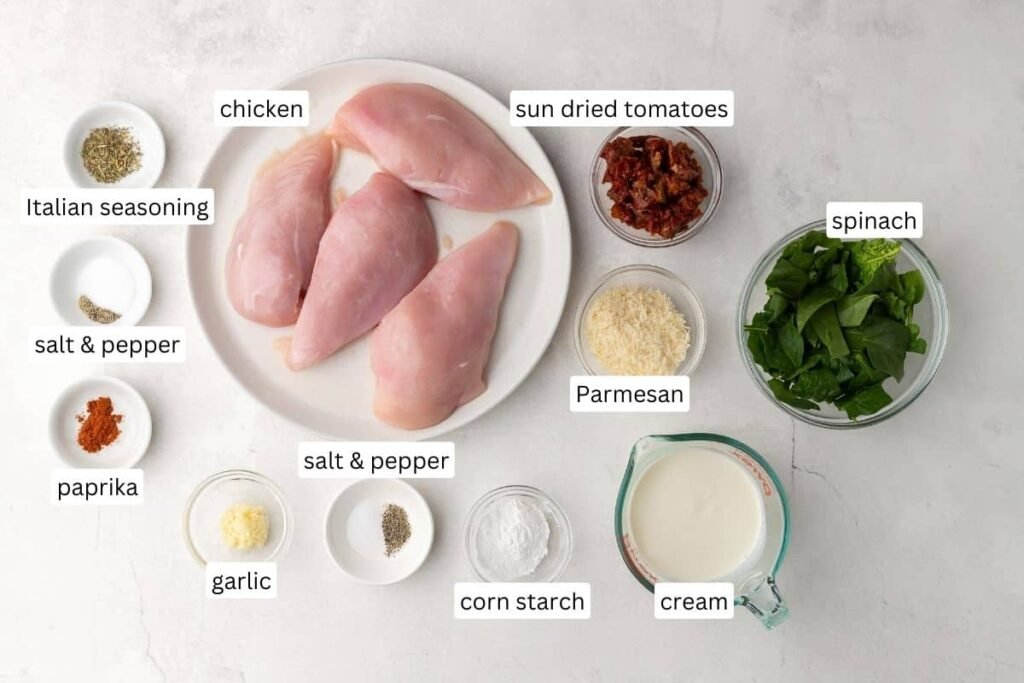 tuscan chicken crock pot